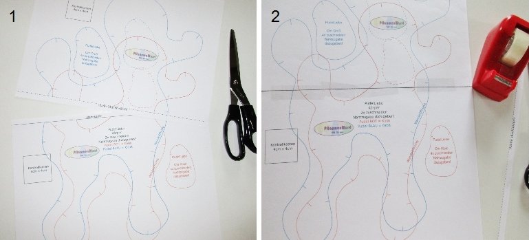 Blog-Inhaltsbild für 'PudelLiebe: Nähe Dir eine Pudelfamilie! Zum Spielen, Bewundern und Liebhaben, das Freebook für das Kuscheltier in zwei Größen: Pudel Hund'